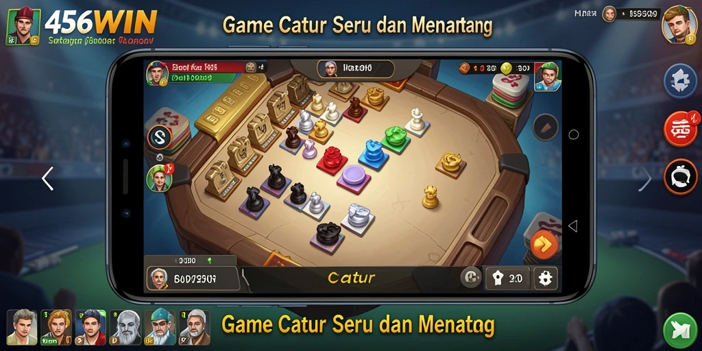 Antarmuka permainan Catur 456WIN yang menarik dan mudah dipahami.