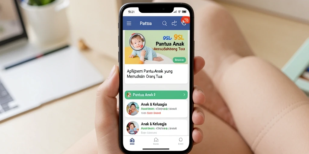 Antarmuka 9SL yang intuitif dan ramah anak.