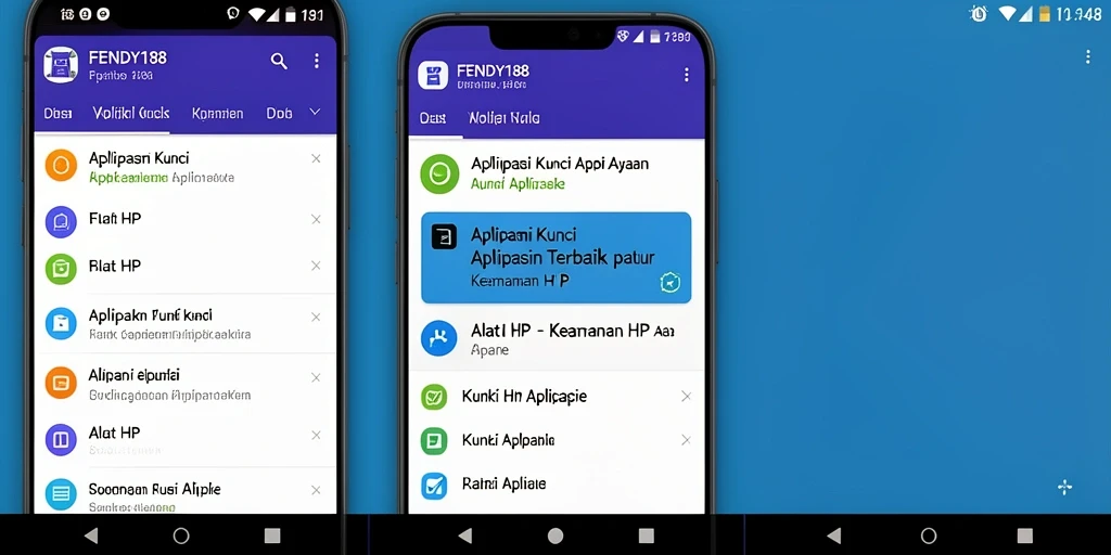 Antarmuka FENDY188 yang intuitif dan mudah dipahami.