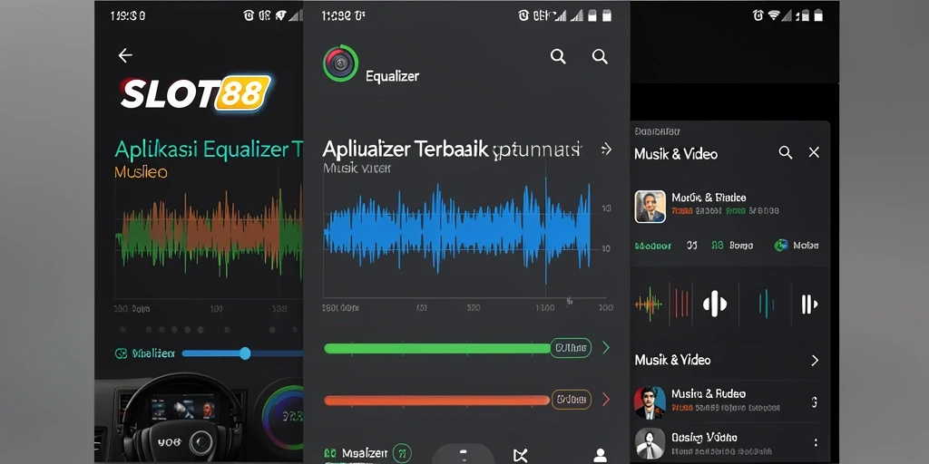 Antarmuka SLOT88 menunjukkan berbagai kontrol Equalizer yang mudah diakses.